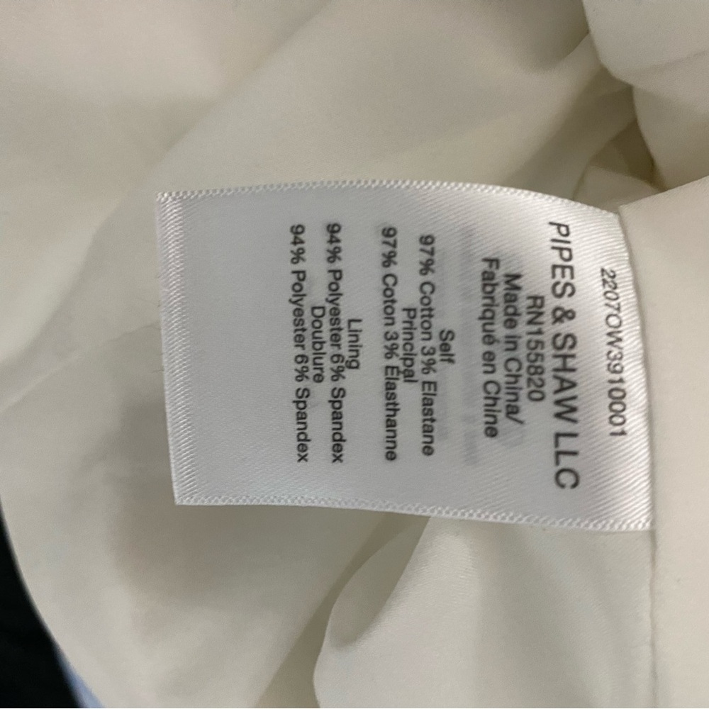 Veronica Beard Women’s White Textured Button-Front Jacket with Gold Buttons - Picture 9 of 10
